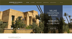 Desktop Screenshot of domainedeskasbahs.com